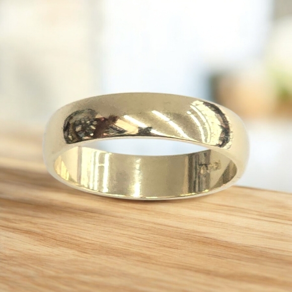 10kt Real Gold Wedding Band